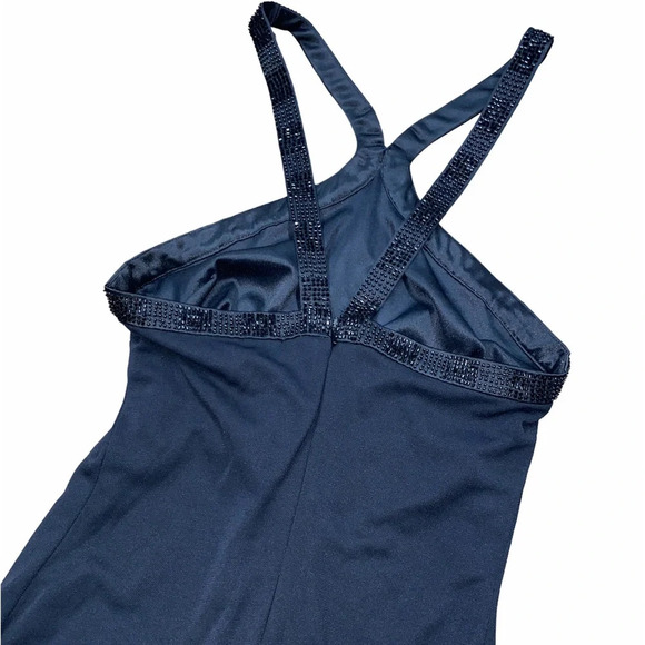 Rimini by show formal black halter maxi dress size 2 - Picture 3 of 8